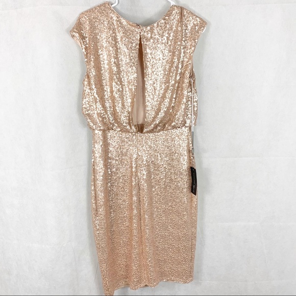 Tadashi Shoji Surplice Sequin Dress - Picture 8 of 15